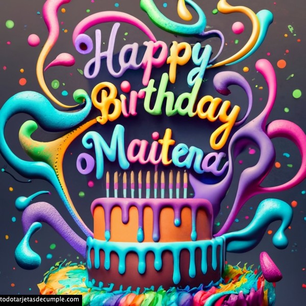 imagenes feliz cumpleaños nombres 3d maitena