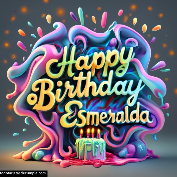 imagenes nombres 3d facebook esmeralda