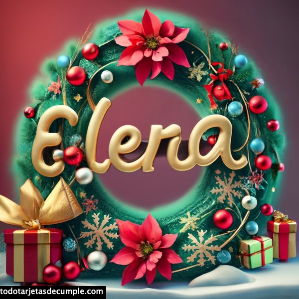 imagenes navidad con mi nombre elena