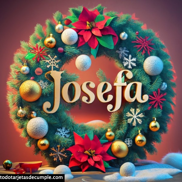 imagenes navidad con mi nombre josefa