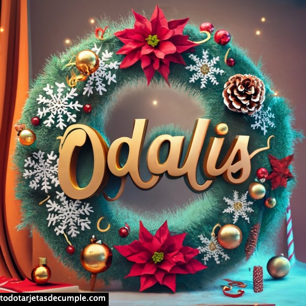 imagenes navidad con mi nombre odalis