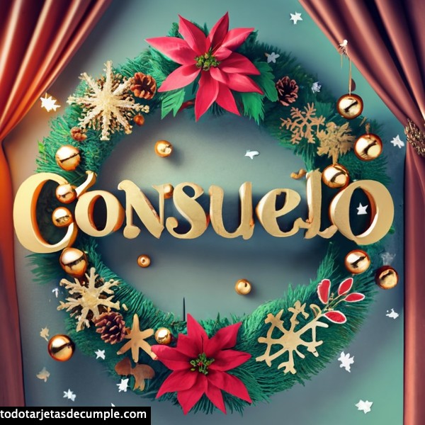 imagenes navidad con mi nombre consuelo