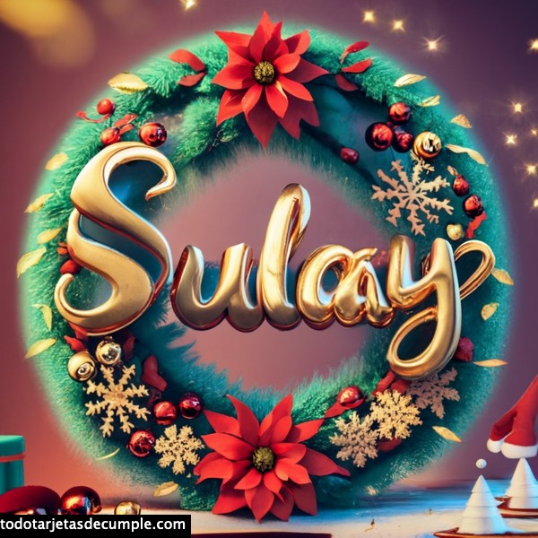 imagenes navidad con mi nombre sulay