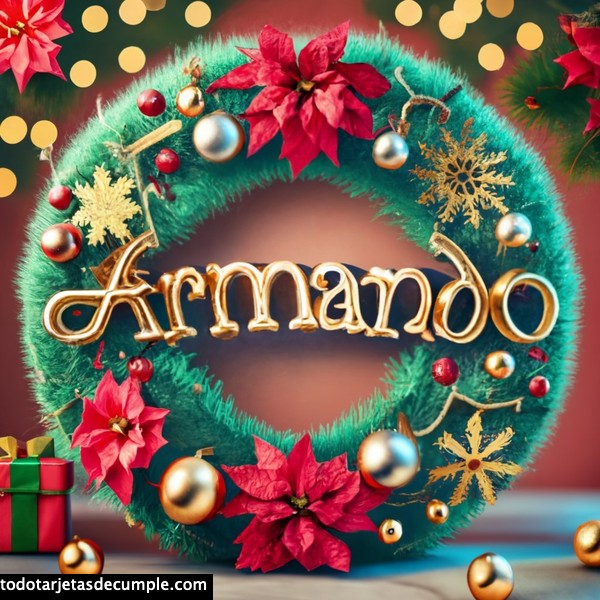 imagenes navidad con mi nombre armando