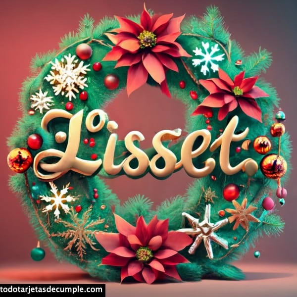 imagenes con mi nombre corona de navidad 24