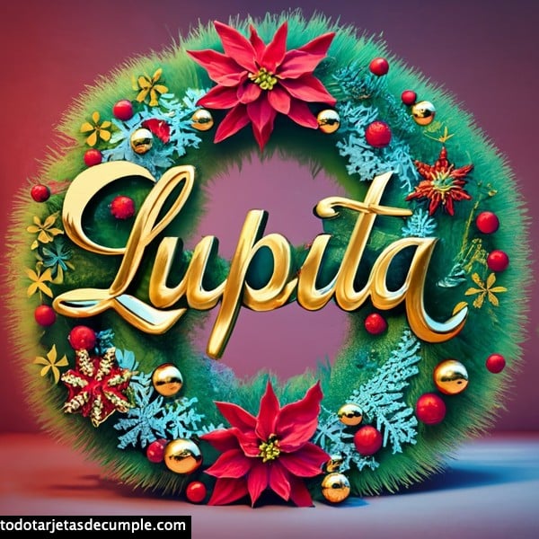 imagenes con mi nombre corona de navidad 26