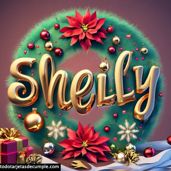 imagenes navidad con mi nombre sheily