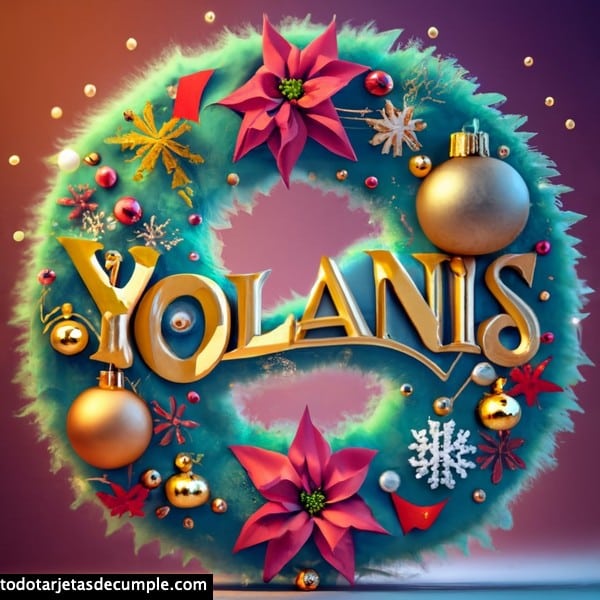 imagenes navidad con mi nombre yolanis