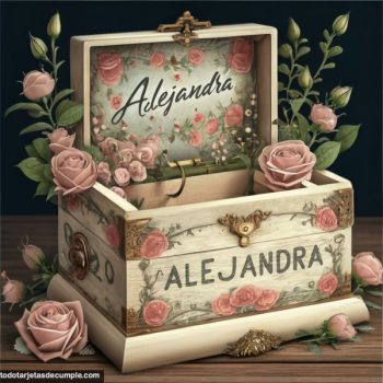 imagen caja madera nombres alejandra