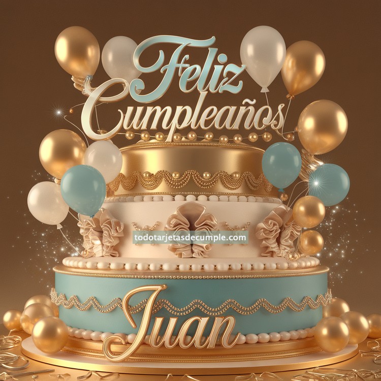 nombres feliz cumpleaños en celeste