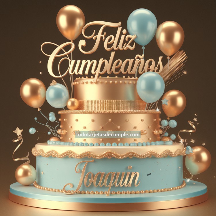 nombres feliz cumpleaños en celeste