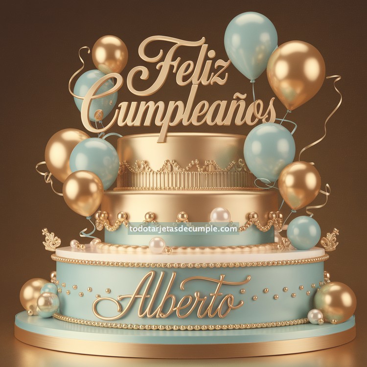 nombres feliz cumpleaños en celeste