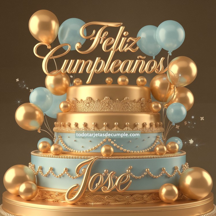 nombres feliz cumpleaños en celeste