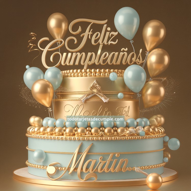 nombres feliz cumpleaños en celeste