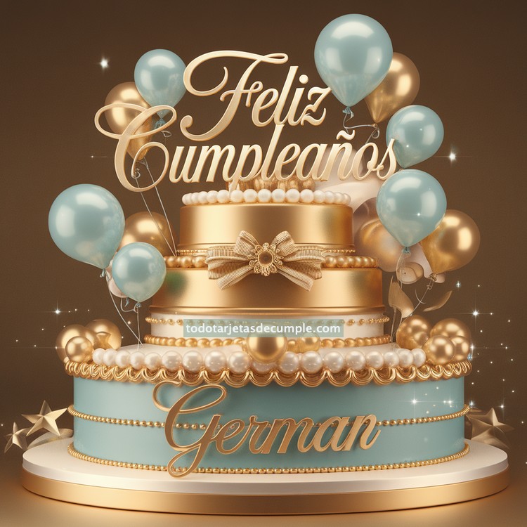 nombres feliz cumpleaños en celeste