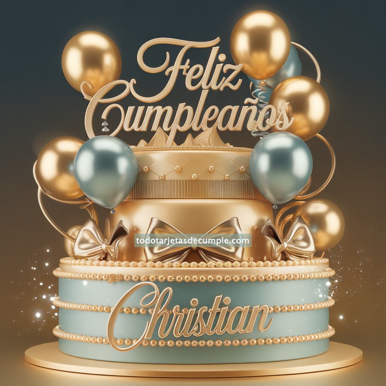 nombres feliz cumpleaños en celeste