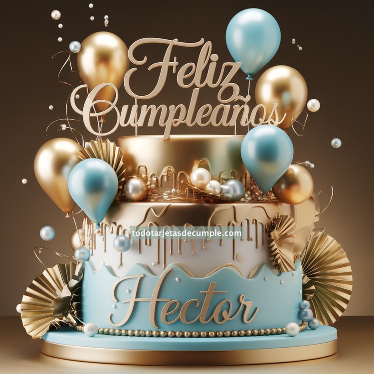 nombres feliz cumpleaños en celeste
