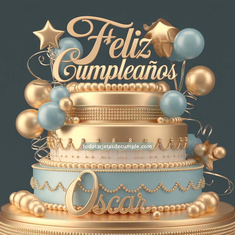 nombres feliz cumpleaños en celeste