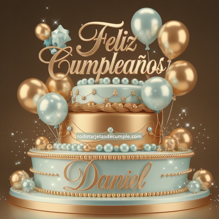 nombres feliz cumpleaños en celeste