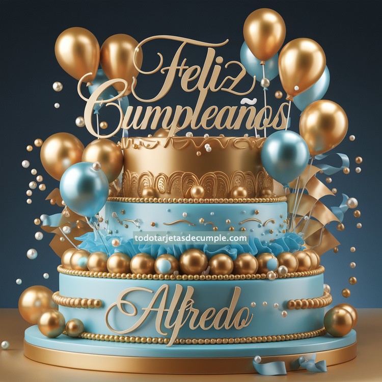 nombres feliz cumpleaños en celeste
