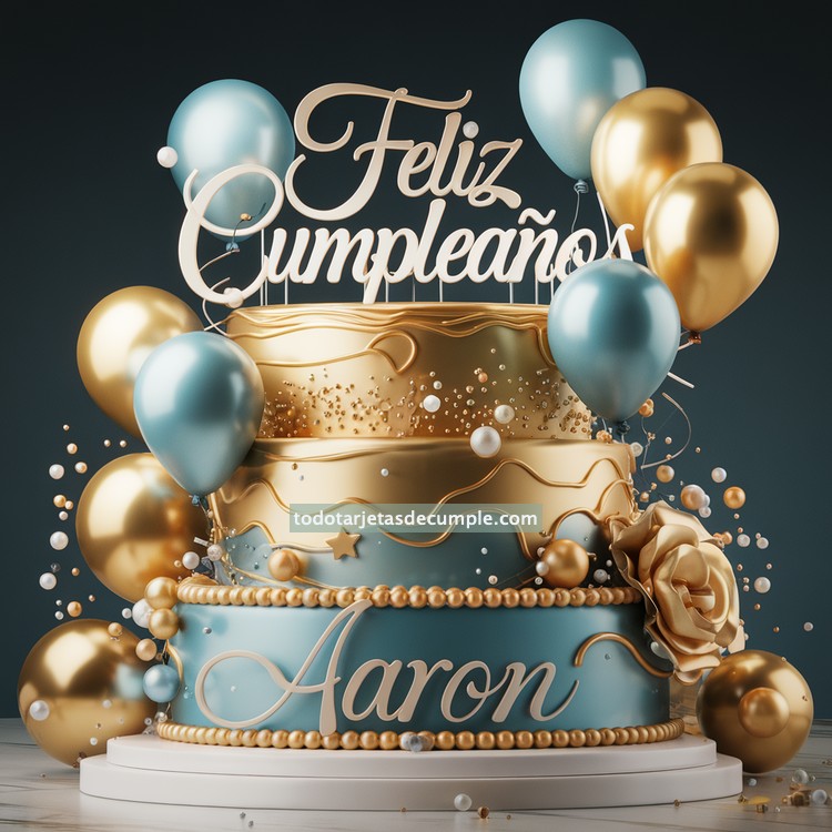 nombres feliz cumpleaños en celeste