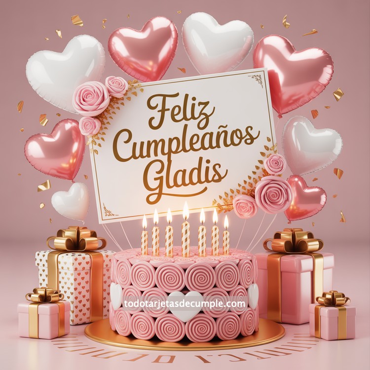 nombres mujer pastel feliz cumple