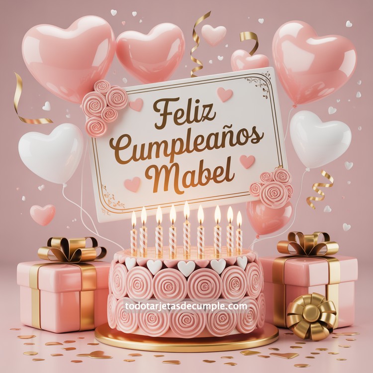 nombres mujer pastel feliz cumple