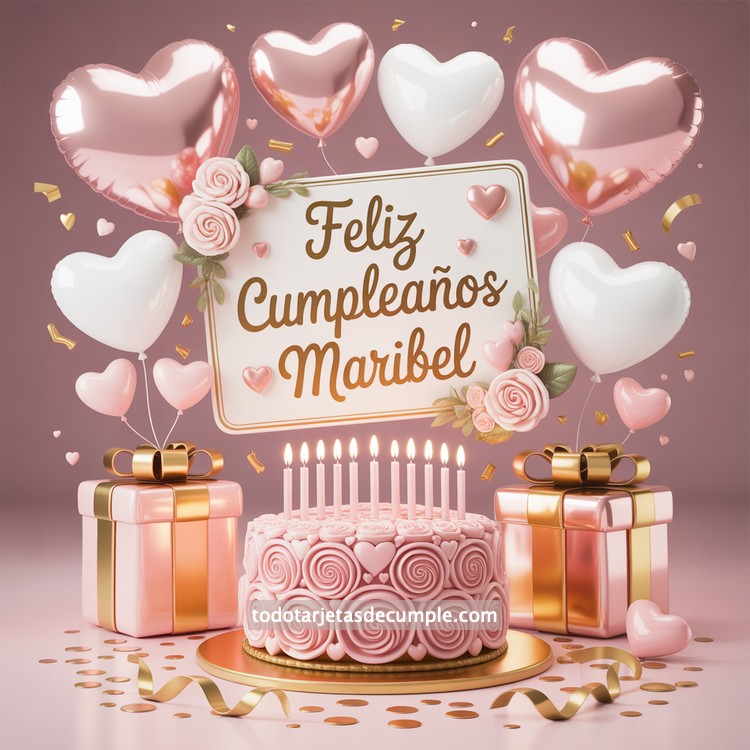 nombres mujer pastel feliz cumple