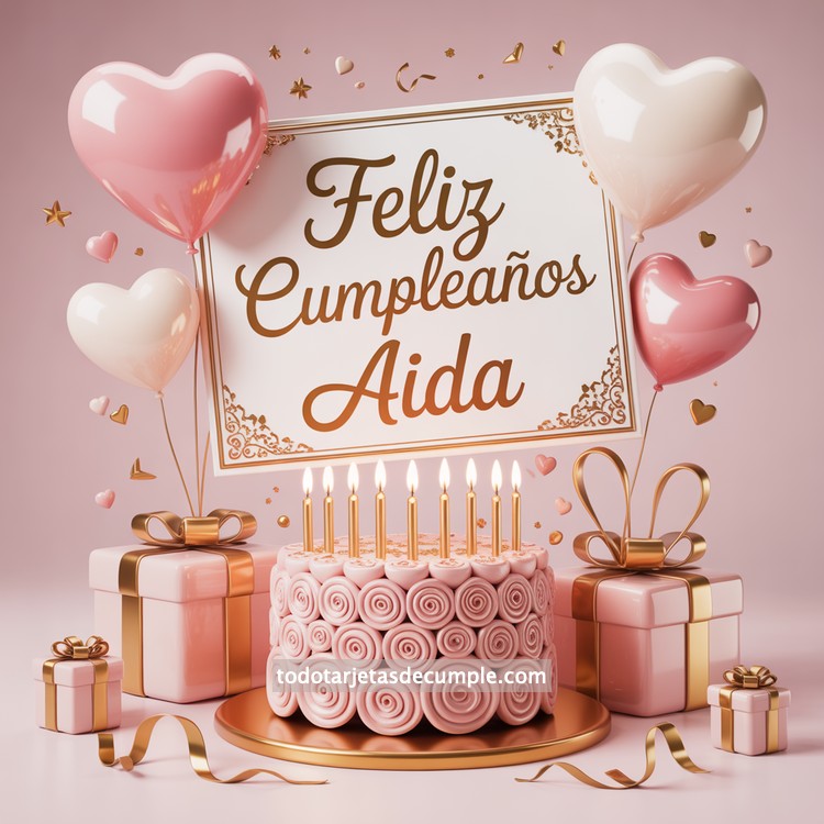 nombres mujer pastel feliz cumple