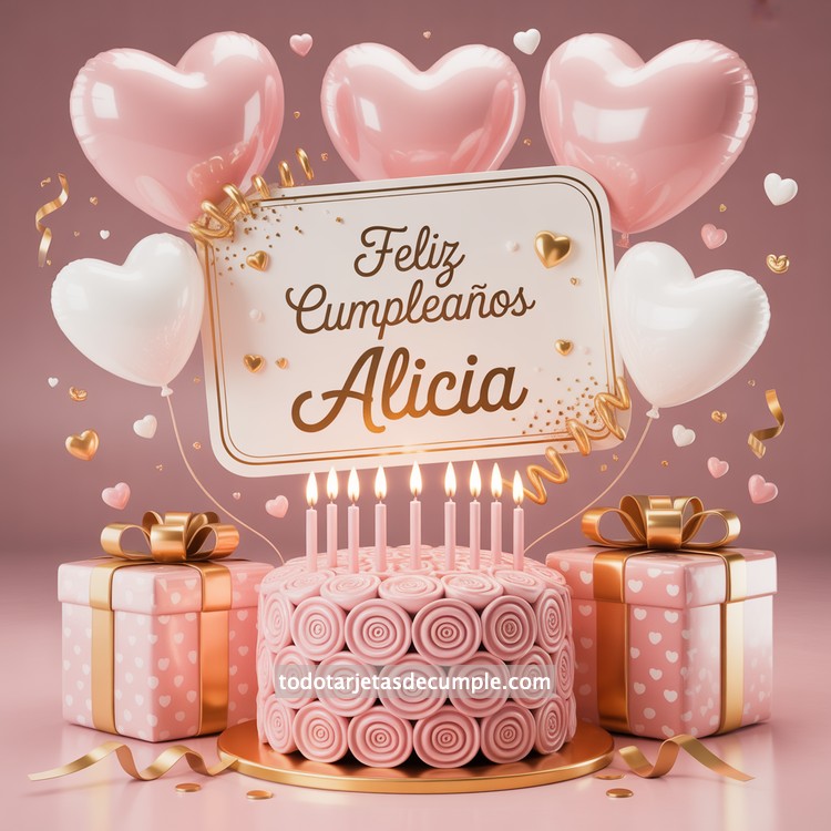 nombres mujer pastel feliz cumple